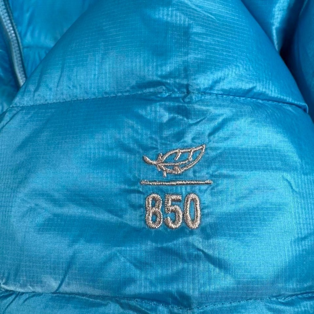 L.L.Bean Jacket Womens Small Blue Ultralight 850 DownTek Pertex Puffer Coat - Picture 4 of 8